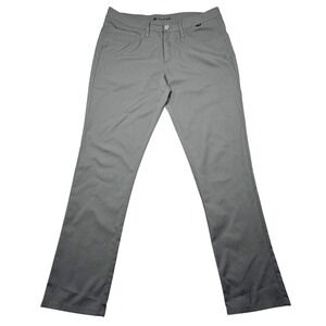 TravisMathew Pants‎ Mens 34 Gray Performance Golf Stretch Polyester Lightweight